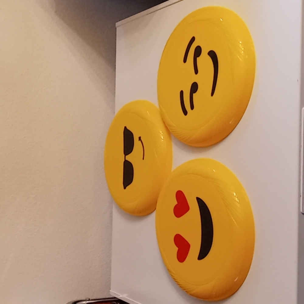 NEW Emoji Frisbees